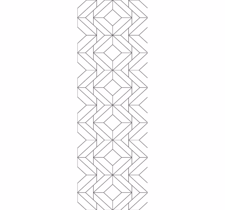 Papel tapiz geométrico elementos estampados modernos - TenVinilo