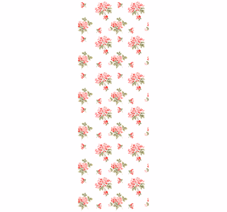 Papel tapiz flores patrón de arreglos vintage - TenVinilo