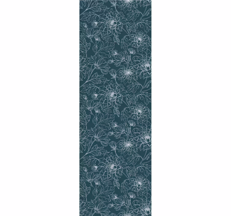 Papel tapiz flores elegancia con textura floral - TenVinilo