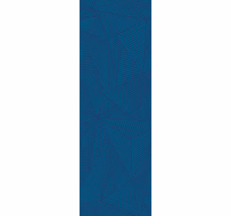 Papel pintado naturaleza Patrón simple geométrico azul - TenVinilo
