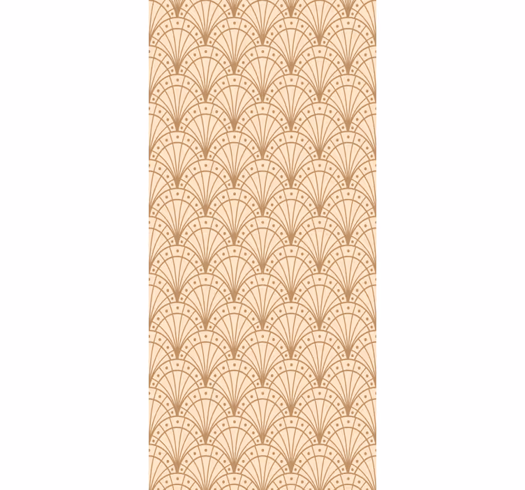Papel tapiz oficina elegante motivo de abanico - TenVinilo