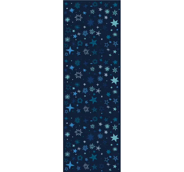 Papel pintado navidad Estrellas ilustración adornos navideños - TenVinilo