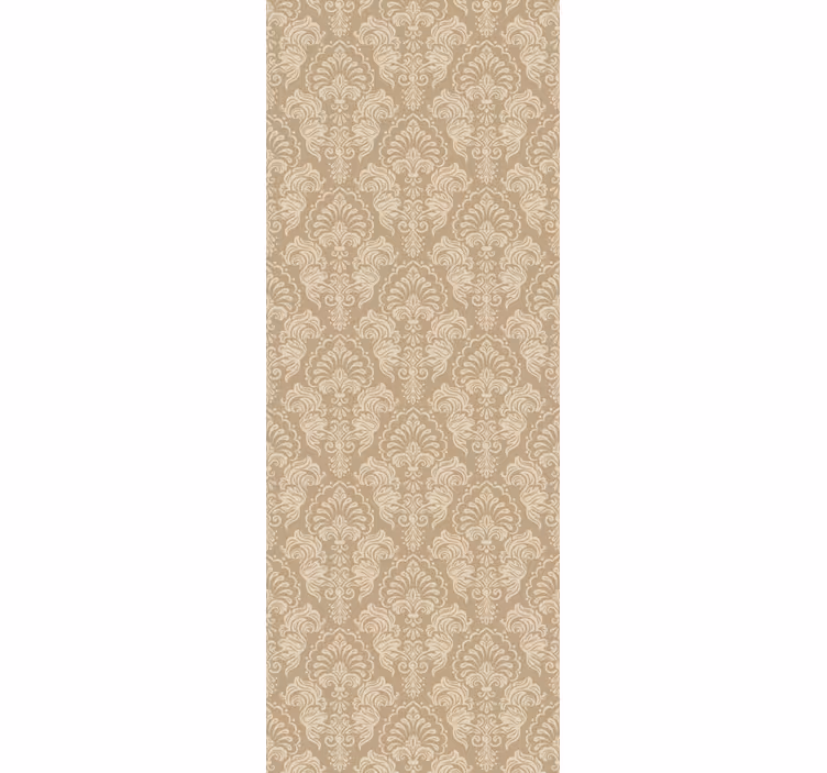 Papel tapiz barroco patrón floral clásico - TenVinilo