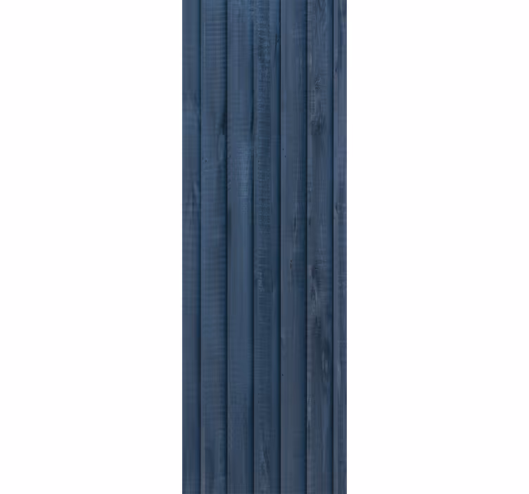 Papel tapiz madera tablones de madera azul estilo rústico - TenVinilo