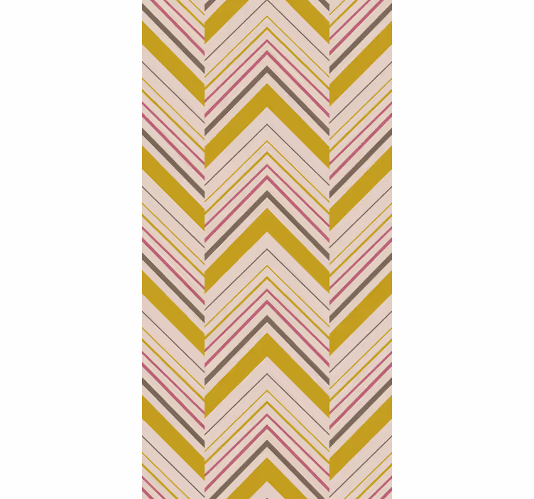 Papel tapiz rayas estilo de patrón chevron - TenVinilo
