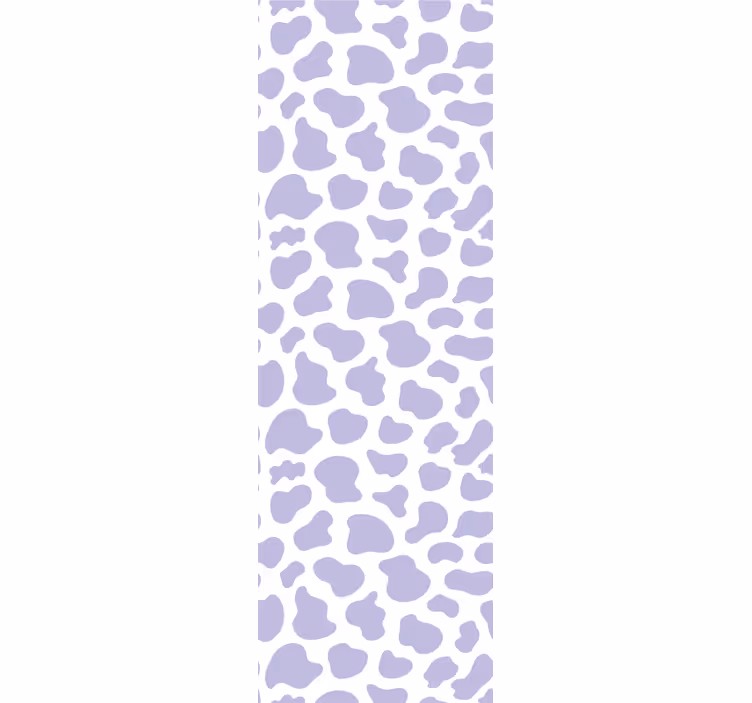 Papel tapiz leopardos manchas moradas - TenVinilo