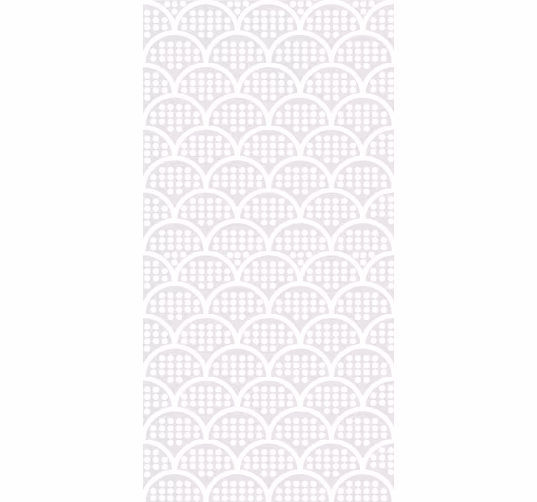 Papel pintado nórdico Minimalismo escandinavo punteado blanco - TenVinilo