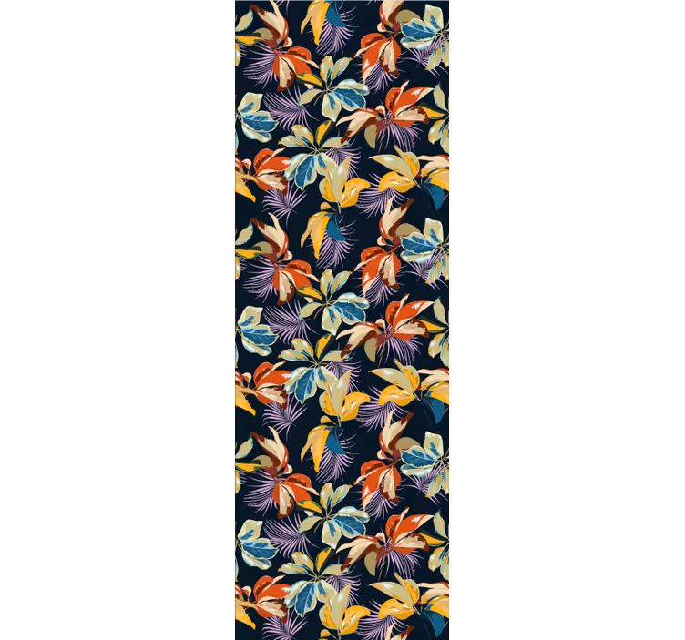 Papel pintado flores Diseño floral de lirio de tigre - TenVinilo