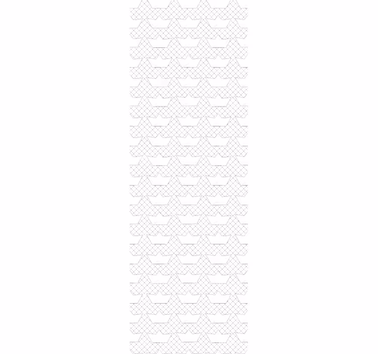 Papel tapiz infantil patrón de barcos de papel - TenVinilo