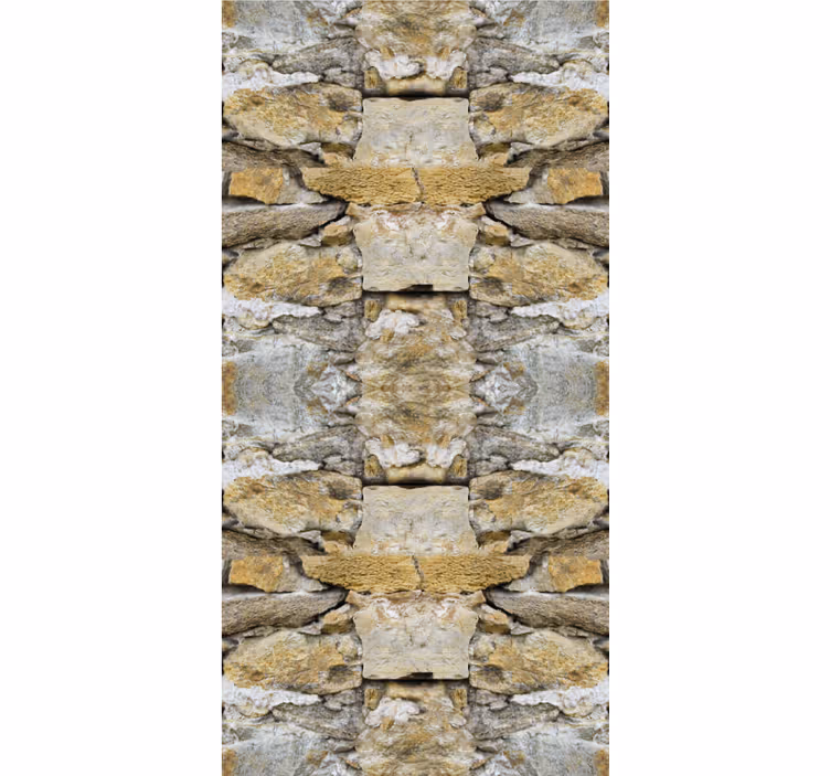 Papel imitación piedra Efecto de piedras rústicas - TenVinilo