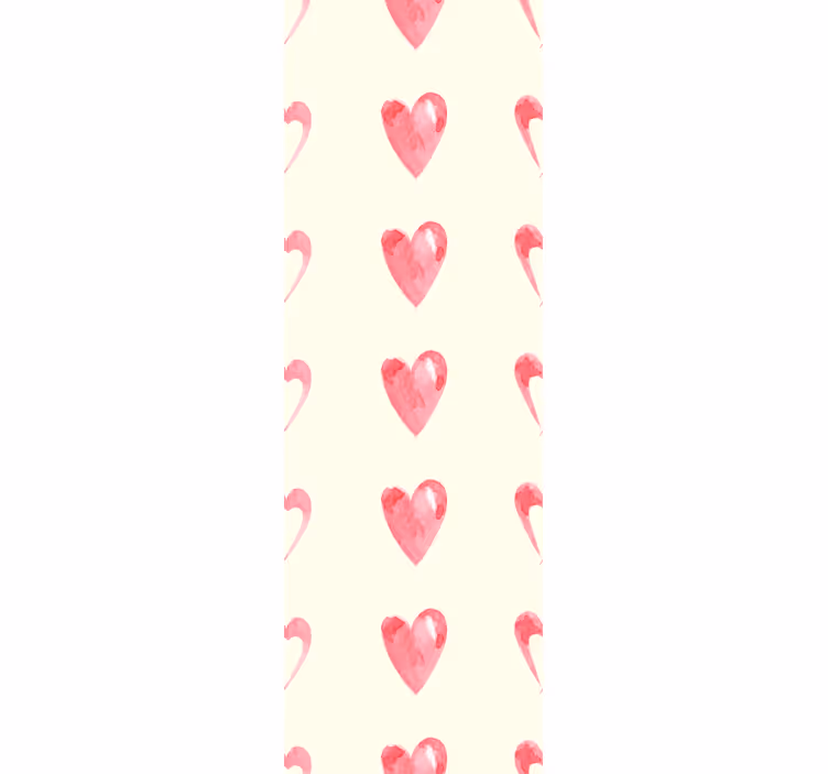 Papel pintado moderno Corazones desperdiciados - TenVinilo