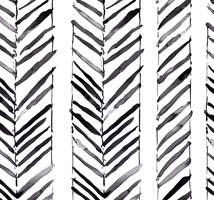 Papel tapiz oficina diseño geométrico en blanco y negro - TenVinilo
