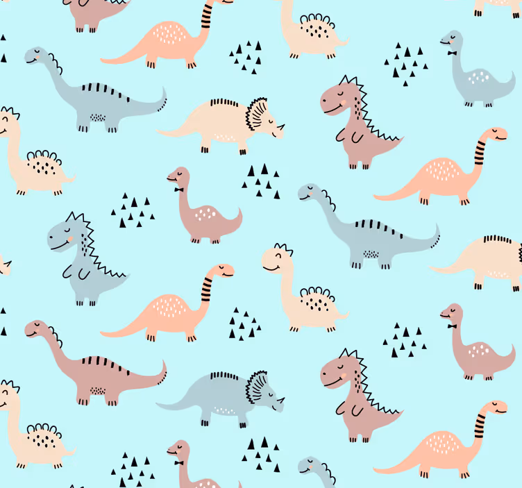 Papel tapiz dinosaurios parque de dinosaurios - TenVinilo