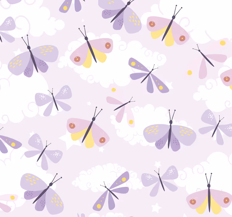 Papel decorativo de mariposas ¡Hola!¡Hola! - TenVinilo