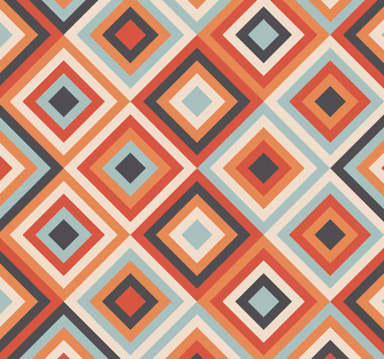 Papel de pared para salón patrón boho tribal - TenVinilo