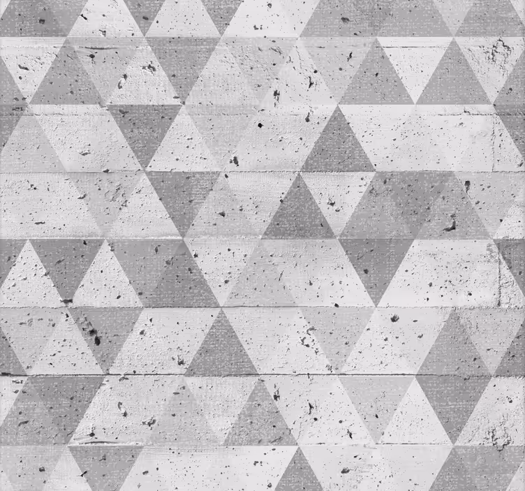 Papel pintado hormigón patrón triángulos pequeños - TenVinilo