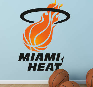 Adhesivo decorativo Miami Heat