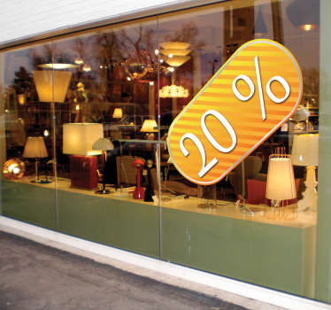 Pegatinas personalizadas ovalada amarillo