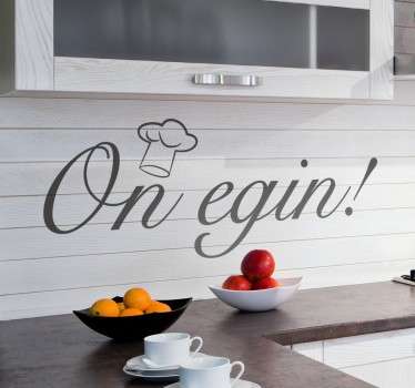 Vinilo decorativo cocina on egin