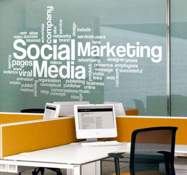 Vinilo decorativo textos marketing