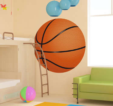 Vinilo infantil pelota baloncesto
