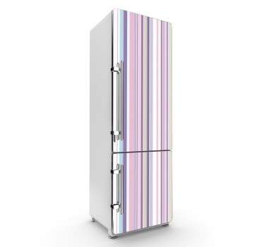 Vinilo para nevera tonos rosas