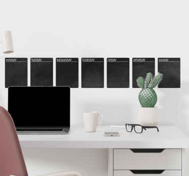 Vinilo pizarra blackboard organitzator