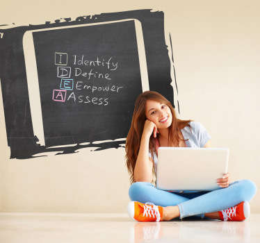 Vinilo pizarra diapositiva