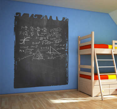 Vinilo pizarra hoja grunge