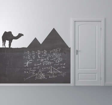 Vinilo pizarra silueta Egipto