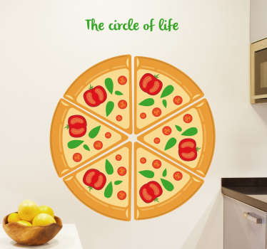 Vinilo pizza circle of life