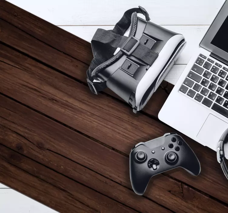 Alfombrilla xxl textura tablones madera - TenVinilo