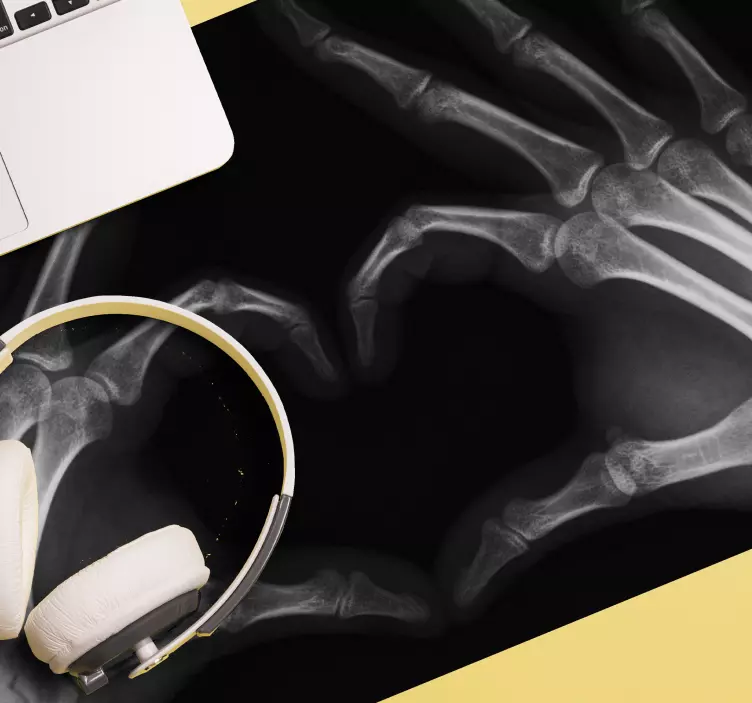 Alfombrilla raton original Mano de rayos x - TenVinilo