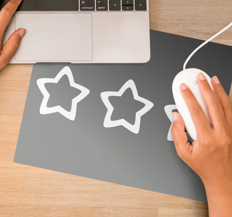 Mouse pad textura estrellas con estilo - TenVinilo