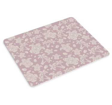Mouse pad textura tortuga y palma - TenVinilo
