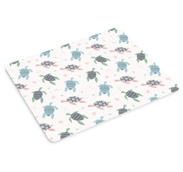 Mouse pad textura patrón de tortuga colorida - TenVinilo
