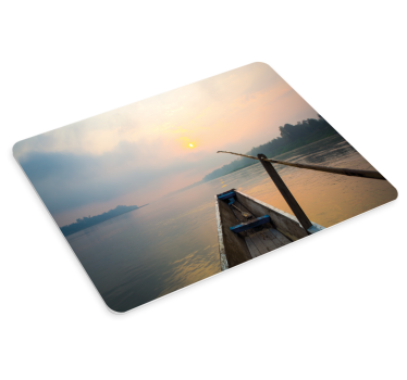 Mouse pad original escena de río sereno - TenVinilo