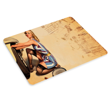 Mouse pad original glamour vintage pinup - TenVinilo