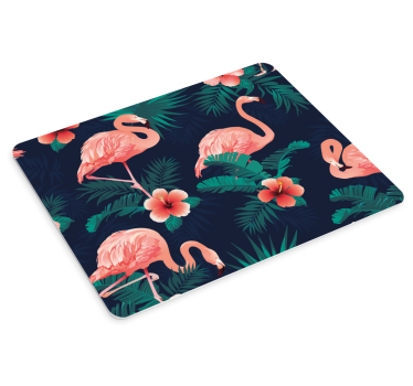 Alfombrilla para ratón patrones flamencos - TenVinilo