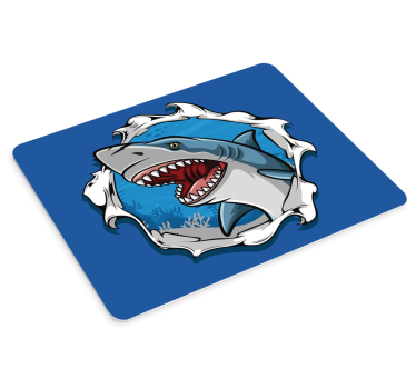Alfombrillas de ratón originales gran tiburón 3d - TenVinilo