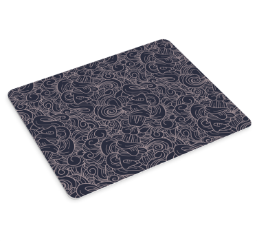 Mouse pad textura líneas elegantes en espiral - TenVinilo