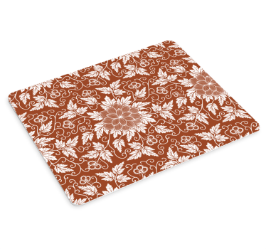 Mouse pad textura arreglo floral elegante - TenVinilo