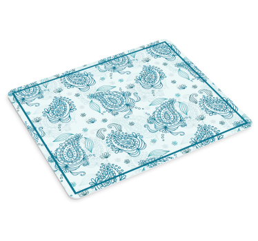 Mouse pad textura elegante motivo floral - TenVinilo