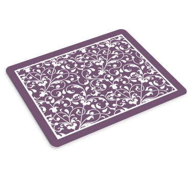 Mouse pad textura patrón de espirales florales - TenVinilo