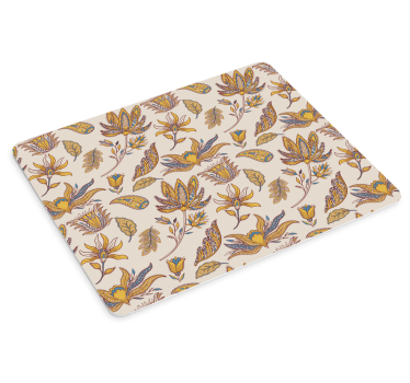 Mouse pad textura estampado de hojas florales - TenVinilo