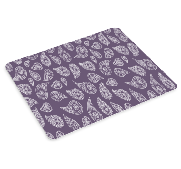 Mouse pad textura motivo paisley intrincado - TenVinilo