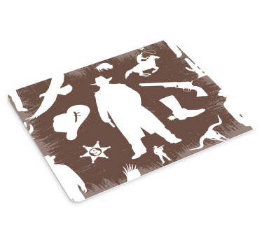 Mouse pad original colección siluetas del oeste - TenVinilo
