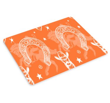 Mouse pad original motivo herradura del oeste - TenVinilo