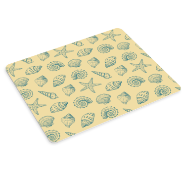 Mouse pad textura fondo de conchas - TenVinilo