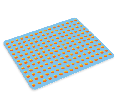 Mouse pad textura lunares brillantes - TenVinilo